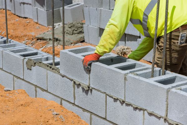 Concrete Blocks Installation in Saint Paul