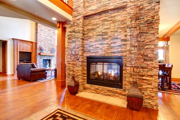 Stone Hearth Installation in Saint Paul