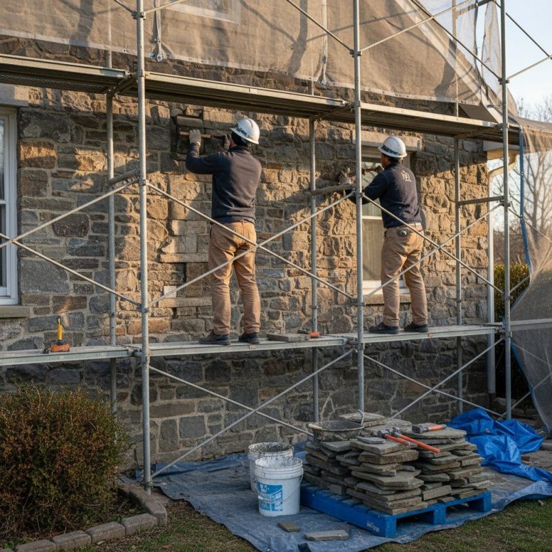 Stone Siding Repair